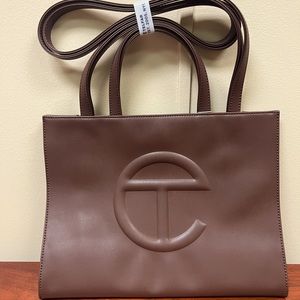 Brand new Chocolate medium size Telfar bag.